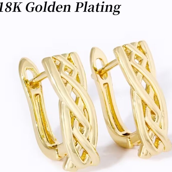 Sun & Moon Beaded Earrings – 18K Gold Plated Hooks, 16 cm - Picture 4 of 4